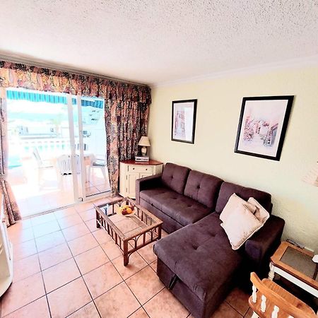 First Line Villa Floor Studio Apartment With Amazing Sea View Air Conditioned Just 50M From The Beach Costa Adeje  Exterior foto